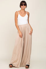 Cream Flowy Pants