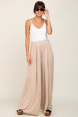 Cream Flowy Pants