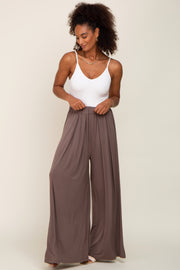 Brown Flowy Pants