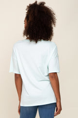 Mint Pocketed V-Neck Top