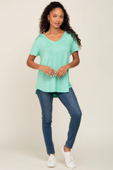 Mint V-Neck Tee