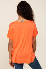 Orange Basic Tee