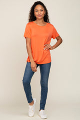 Orange Basic Tee