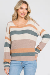 Multi-Color Striped Sweater