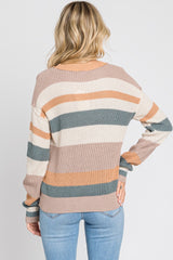 Multi-Color Striped Sweater