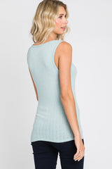 Mint Knit Sleeveless Top