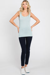 Mint Knit Sleeveless Top