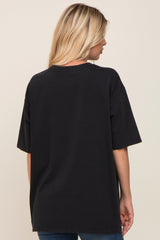 Black Basic Oversized T-Shirt