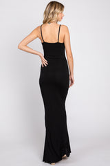 Black Basic Maxi Dress