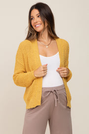 Yellow Maternity Cardigan