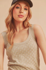 Oat Knit Tank