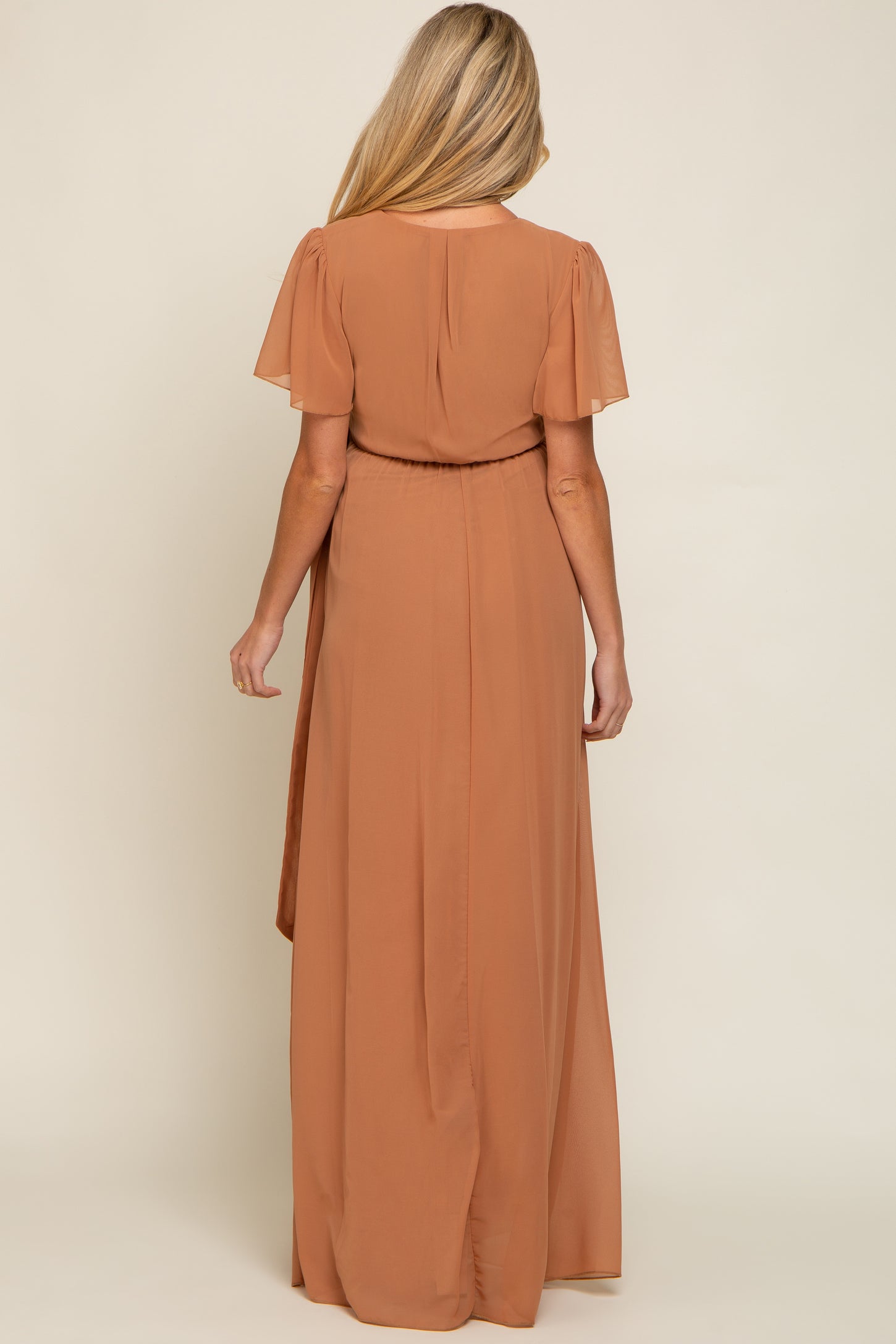 Short Camel Bridesmaid Dresses