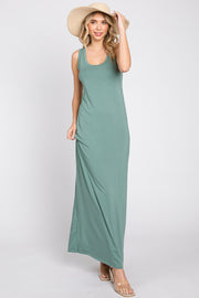 Sage Soft Knit Maxi Dress