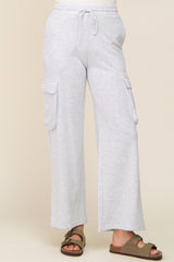 Heather Grey Pocketed Sweatpants