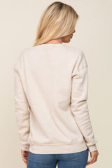 Cream Ultra Soft Mother Sweatshirt