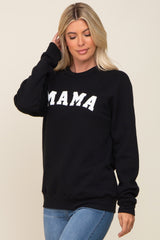 Black Mama Graphic Pullover Sweatshirt