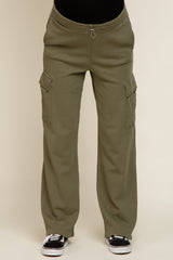 Olive Pocketed Maternity Lounge Pants