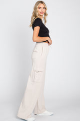 Cream Pocketed Lounge Pants