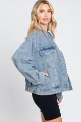 Light Blue Oversized Denim Jacket