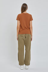 Rust Short Sleeve Top