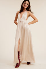 Champagne Silky Dress