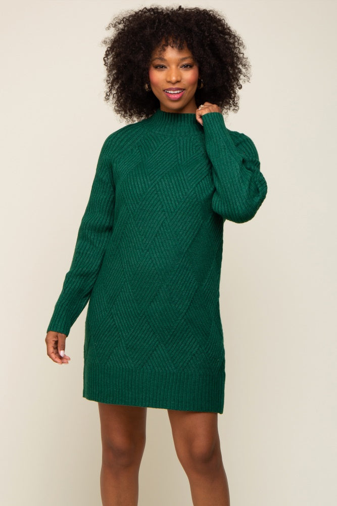 Dark green hot sale sweater dress