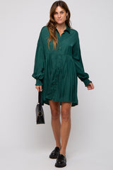 Forest Green Button Down Dress