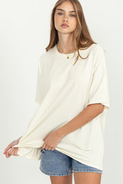 Cream Oversized T-Shirt