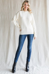 Ivory Basic Sweater