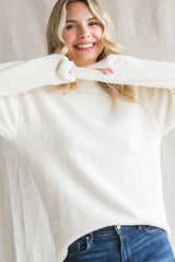 Ivory Basic Sweater