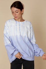 Lavender Tie Dye Long Sleeve Maternity Top