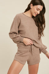 Mocha Sweater Lounge Set