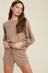 Mocha Sweater Lounge Set