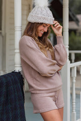 Mocha Sweater Lounge Set