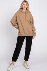 Mocha Drawstring Hoodie