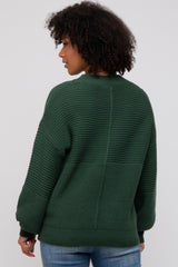 Green Ribbed Sweater