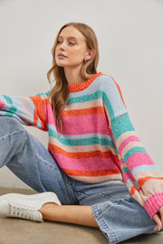 Multi-Color Striped Sweater