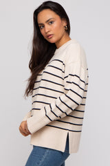 Black Striped Sweater