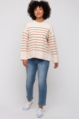 Ivory Striped Sweater