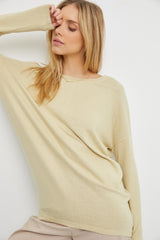 Light Olive Knit Long Sleeve Maternity Top