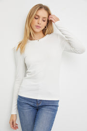 Ivory Long Sleeve Top