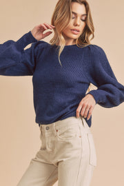 Blue Knit Sweater