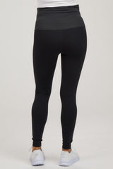 Black Maternity Active Leggings