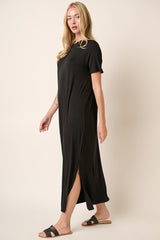 Black Two-Way Maxi Dress