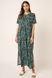 Hunter Green Two-Way Maxi Dress