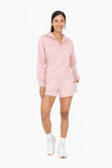 Pink Fleece Shorts