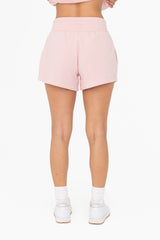 Pink Fleece Shorts