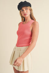 Pink Knit Tank