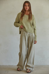 Sage Green Pullover