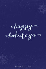 PinkBlush "Happy Holidays" Email Gift Card